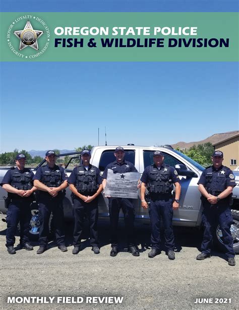 Oregon State Police : Welcome Page : Fish and .